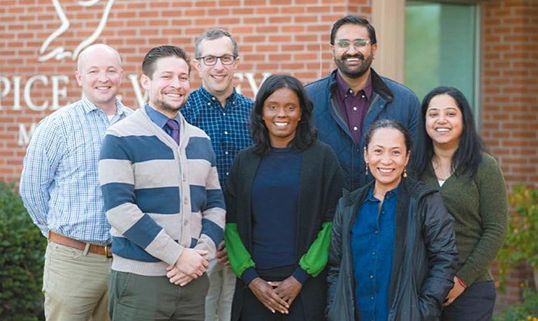 Shawn Abreu, Lalanthica Yogendran, Kristina Balangue, Jon Mark Shillington, Dr. Ned Stolzberg, Nav Gill, and Prachi Aggarwal