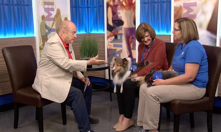 Pet therapist on Pat McMahon's television show