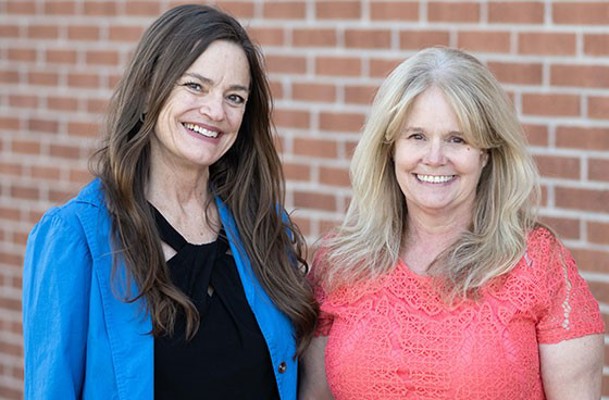 Gretchen Stanton (left) is a registered respiratory therapist. Barbara Taylor (right) is a RN, Clinical Resource Educator.