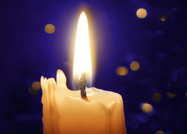 Candle lit
